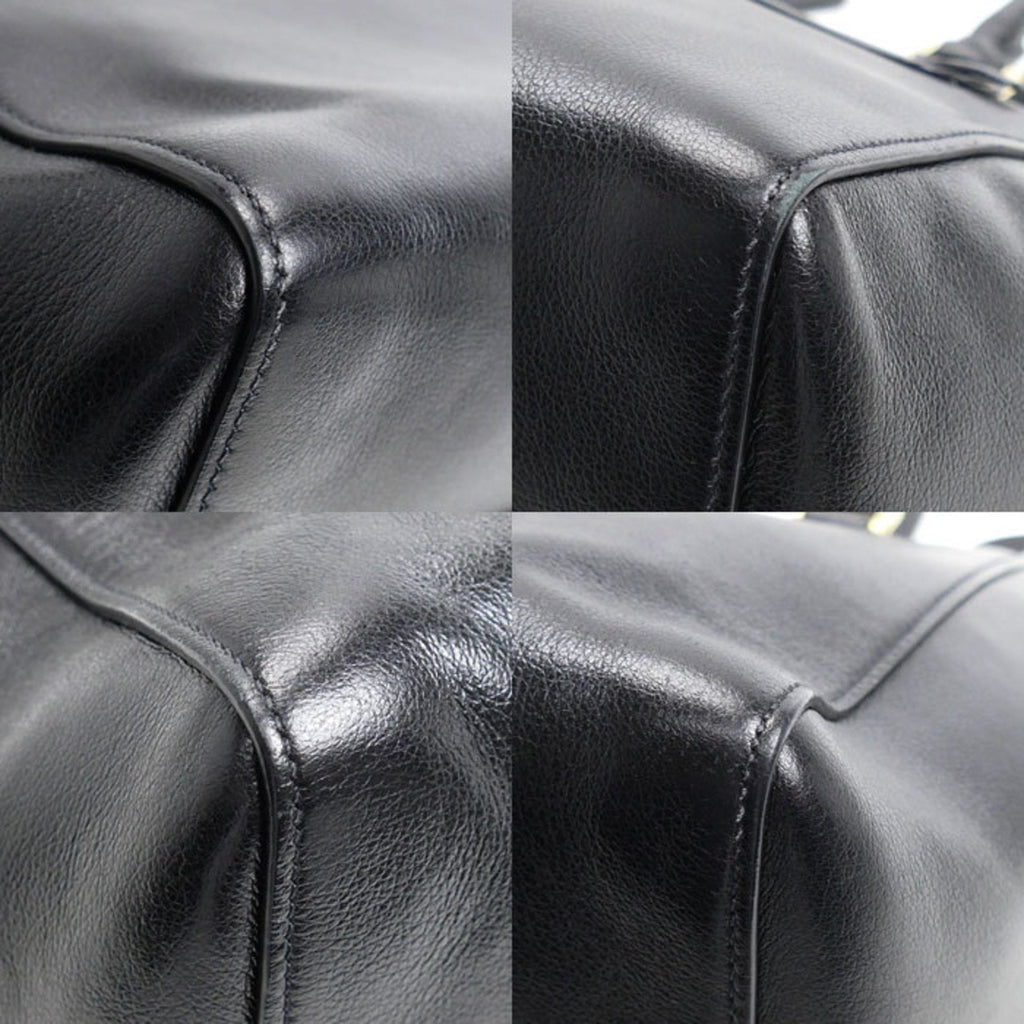 Prada Black Leather Shoulder Bag