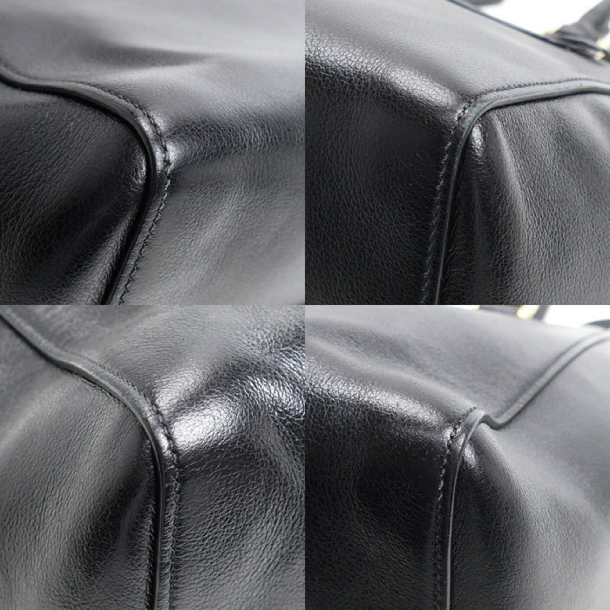 Prada Black Leather Shoulder Bag