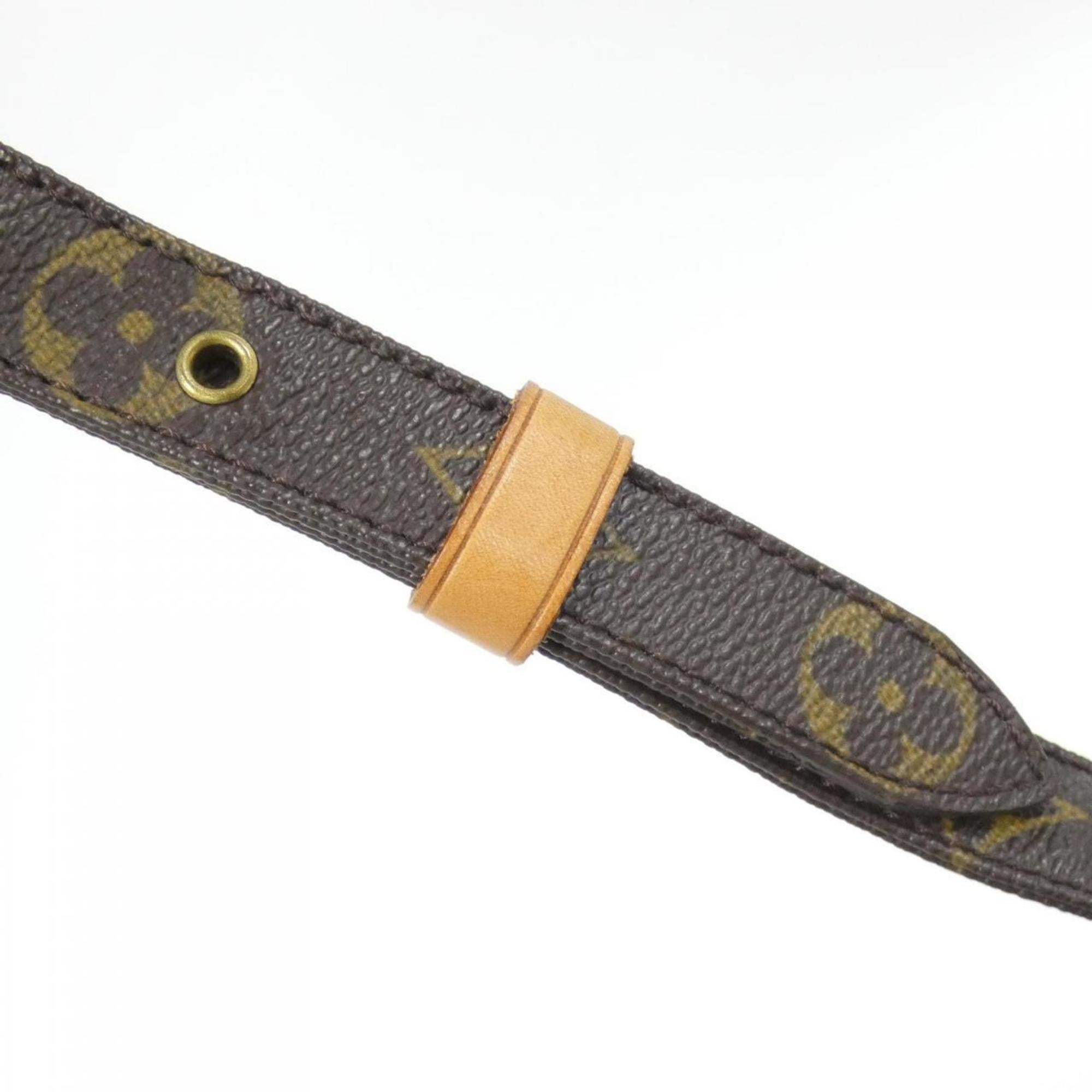 Louis Vuitton Brown Coated Canvas Shoulder Bag