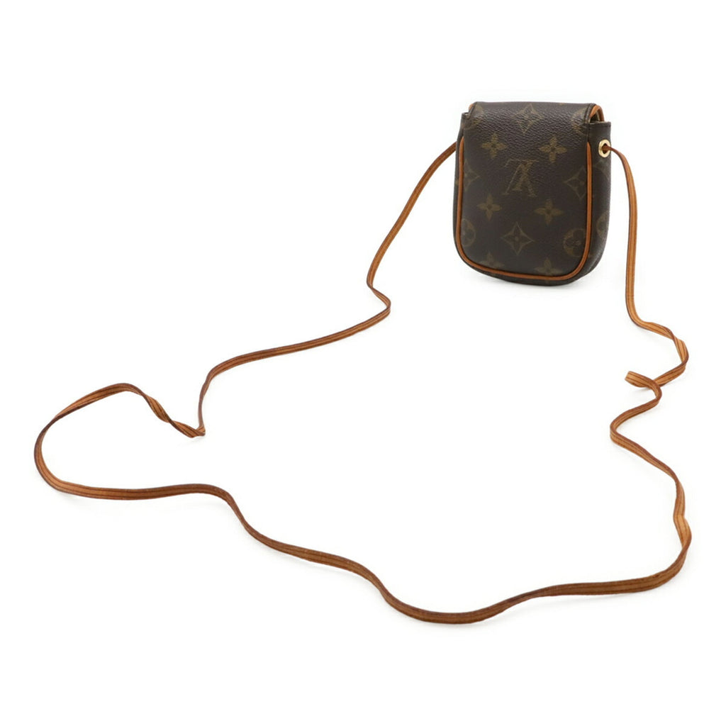 Louis Vuitton Brown Monogram Pochette Pouch Shoulder Bag