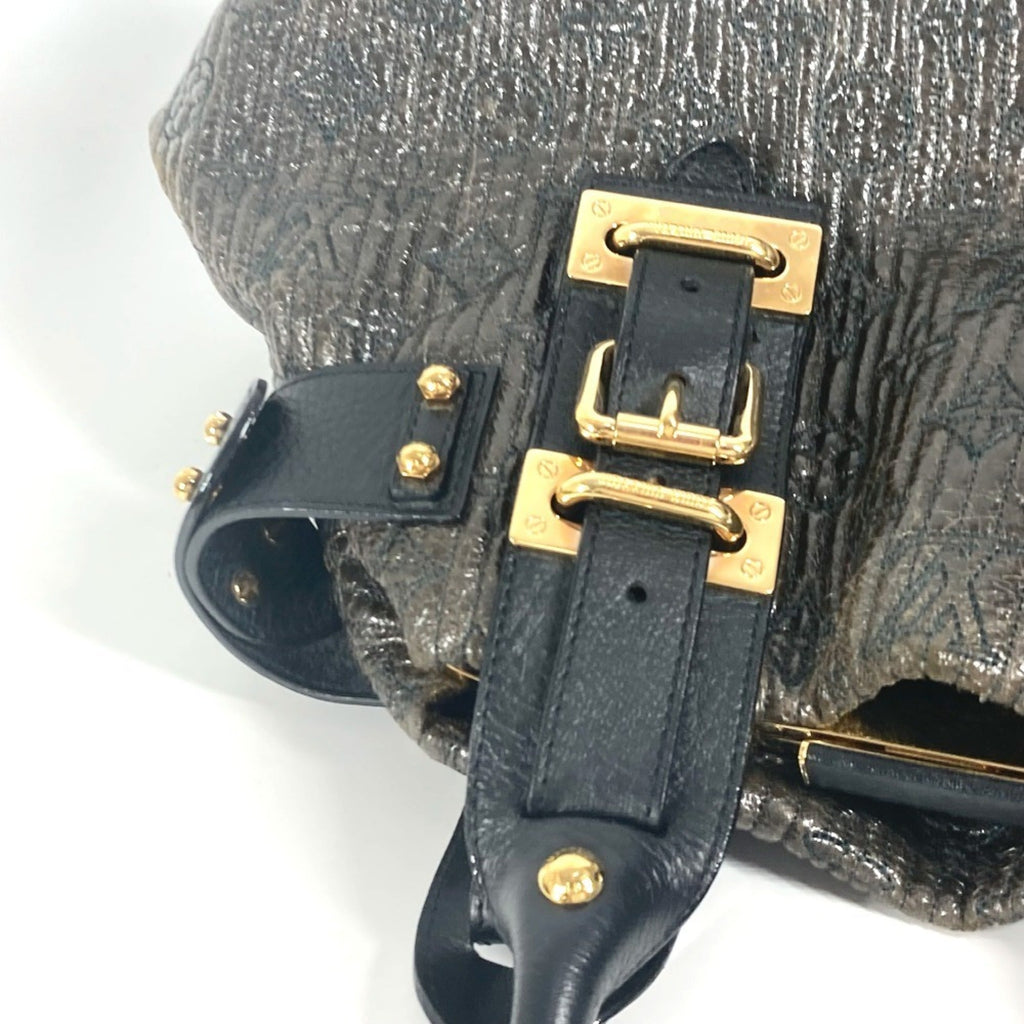 Louis Vuitton Black Noir Handbag Shoulder Bag Tote Bag