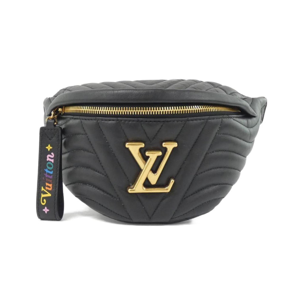 Louis Vuitton Black Leather Shoulder Bag