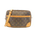 Louis Vuitton Marron Coated Canvas Shoulder Bag
