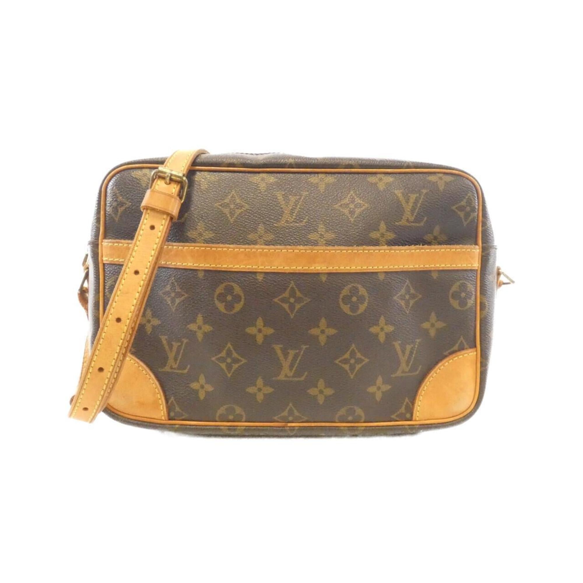 Louis Vuitton Marron Coated Canvas Shoulder Bag