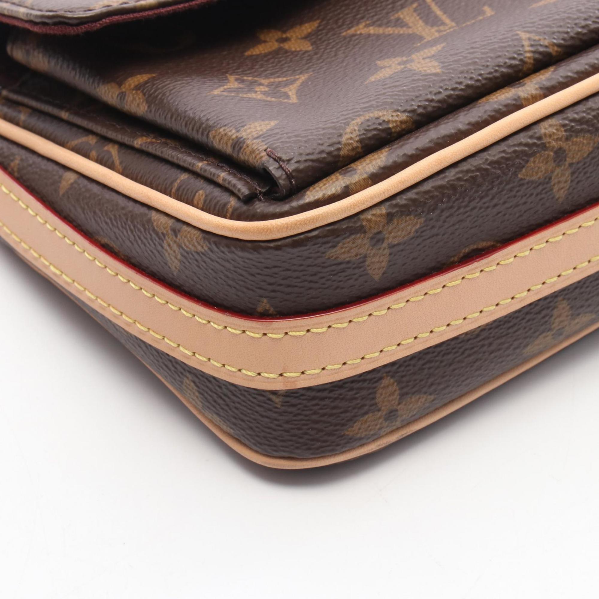 Louis Vuitton Brown Monogram Monogram Leather Shoulder Bag