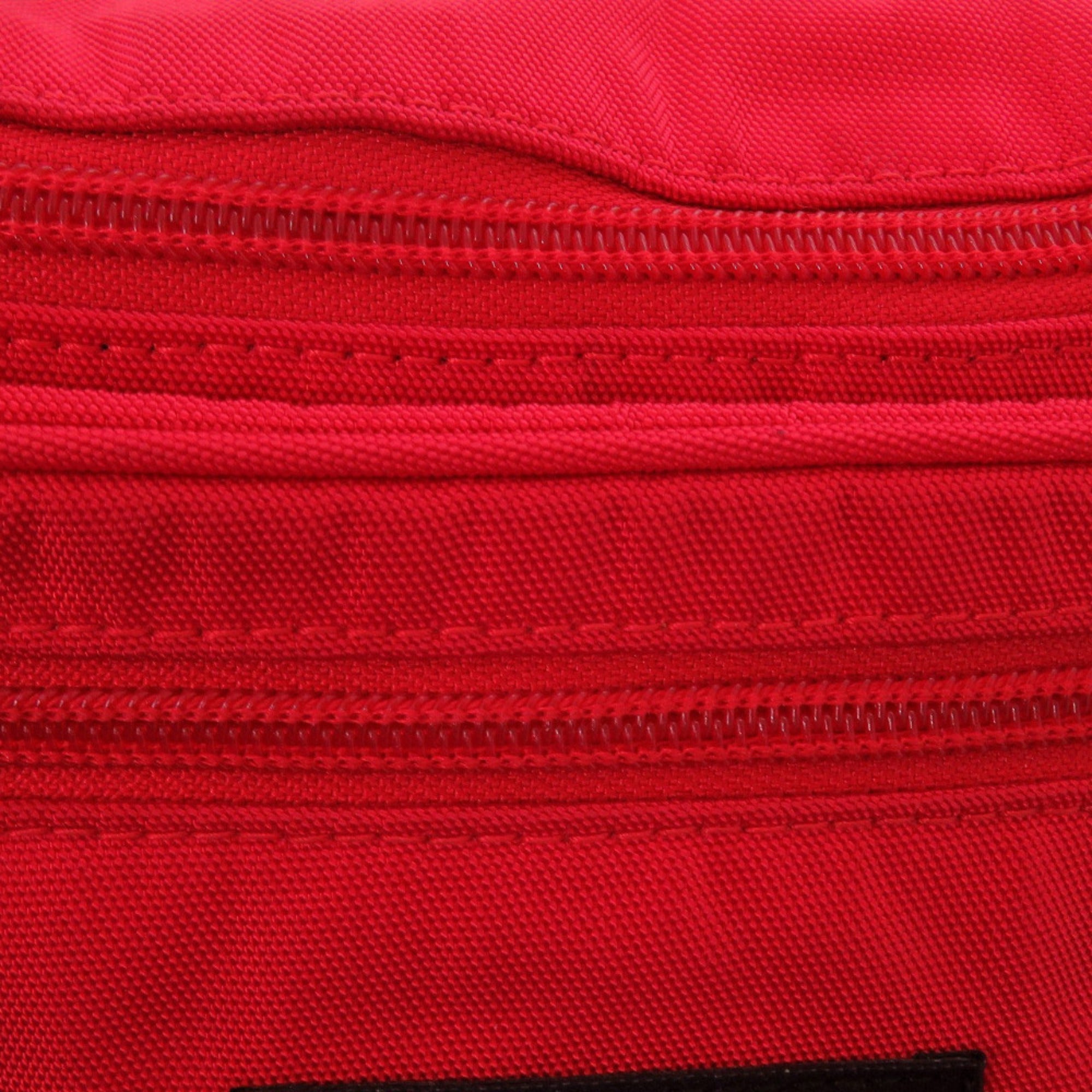 Balenciaga Red Color Nylon Fanny Pack Sling