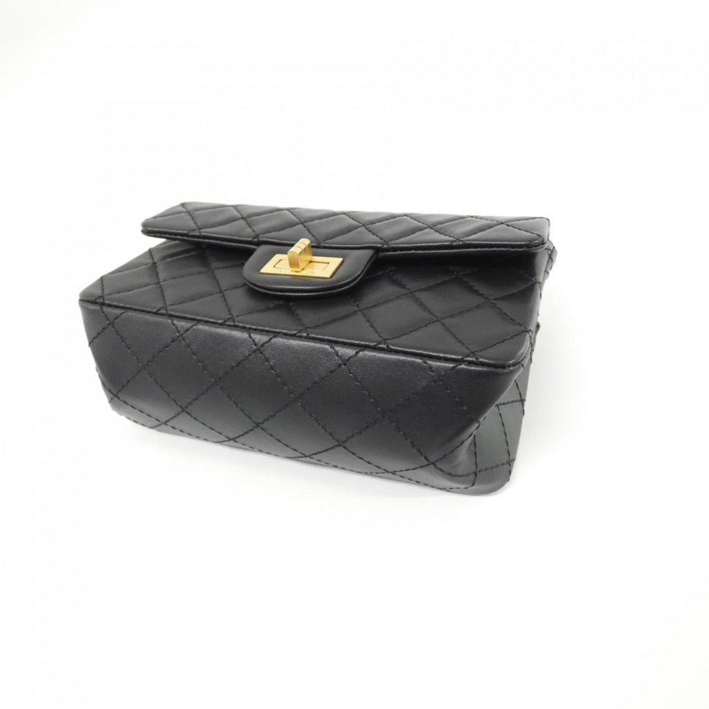 Chanel Black Leather Shoulder Bag