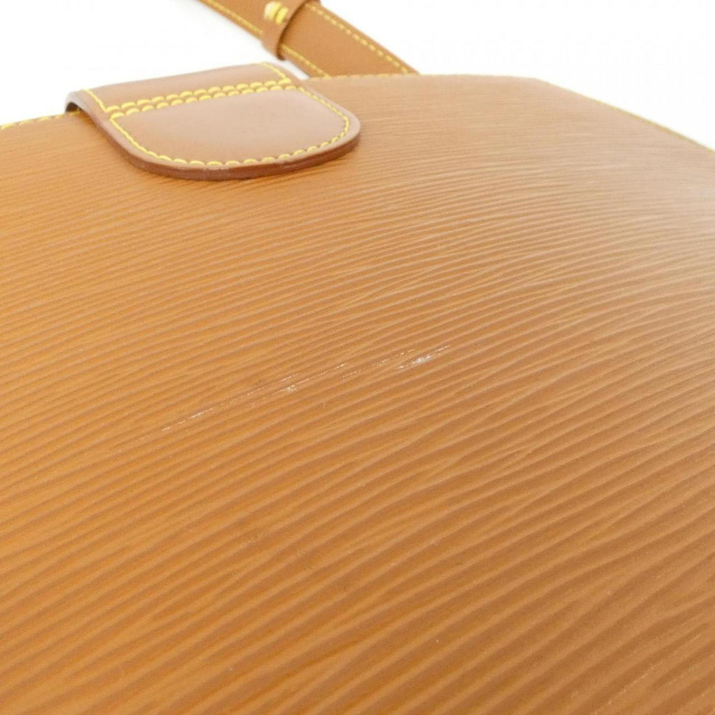Louis Vuitton Gold Brown Leather Shoulder Bag