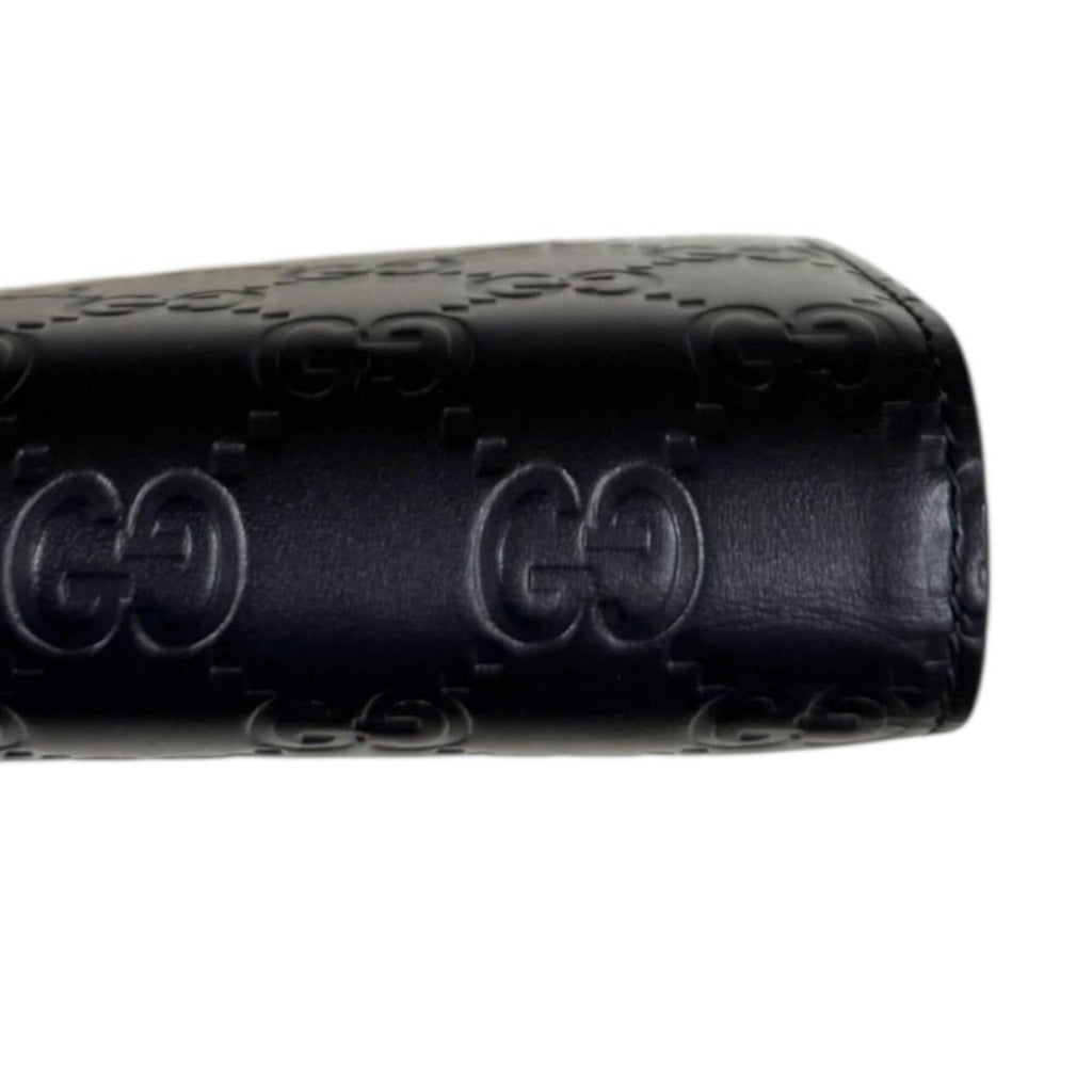 Gucci Black Leather Coin Purse/Coin Case (Pre-Owned)