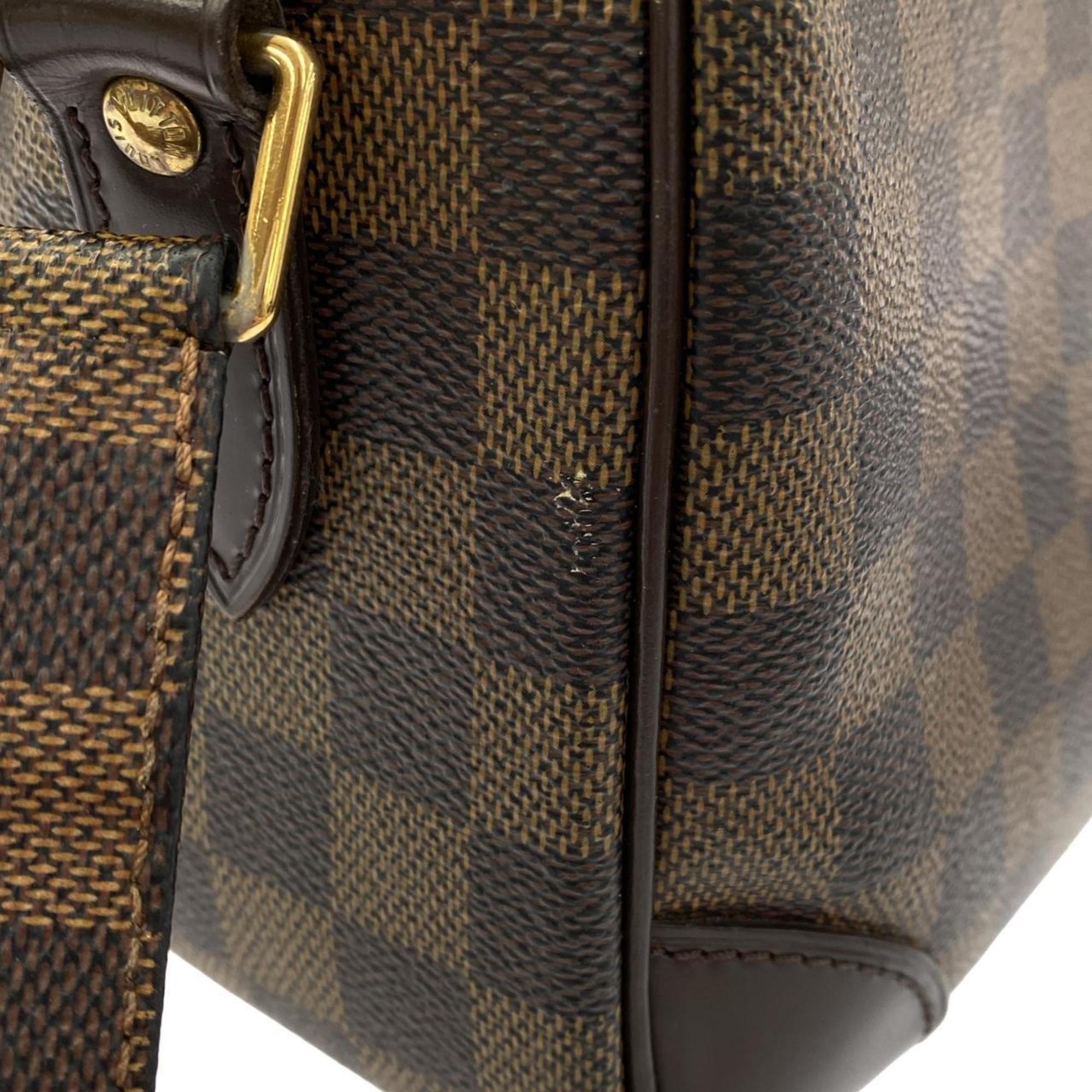 Louis Vuitton Brown Coated Canvas Shoulder Bag