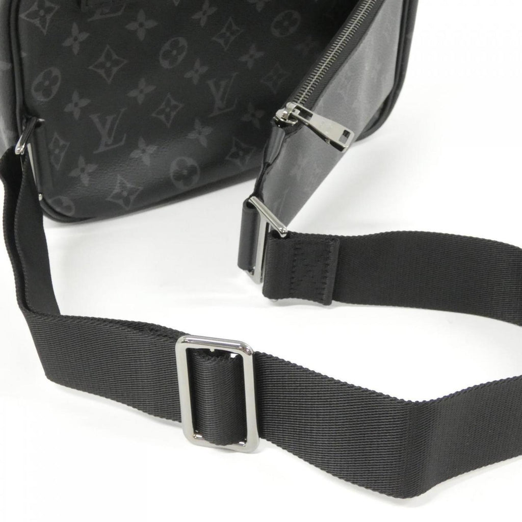 Louis Vuitton Black Coated Canvas Shoulder Bag