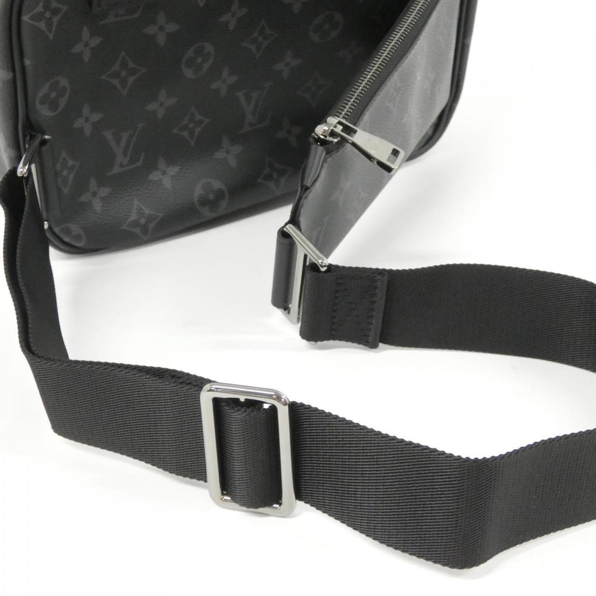 Louis Vuitton Black Coated Canvas Shoulder Bag