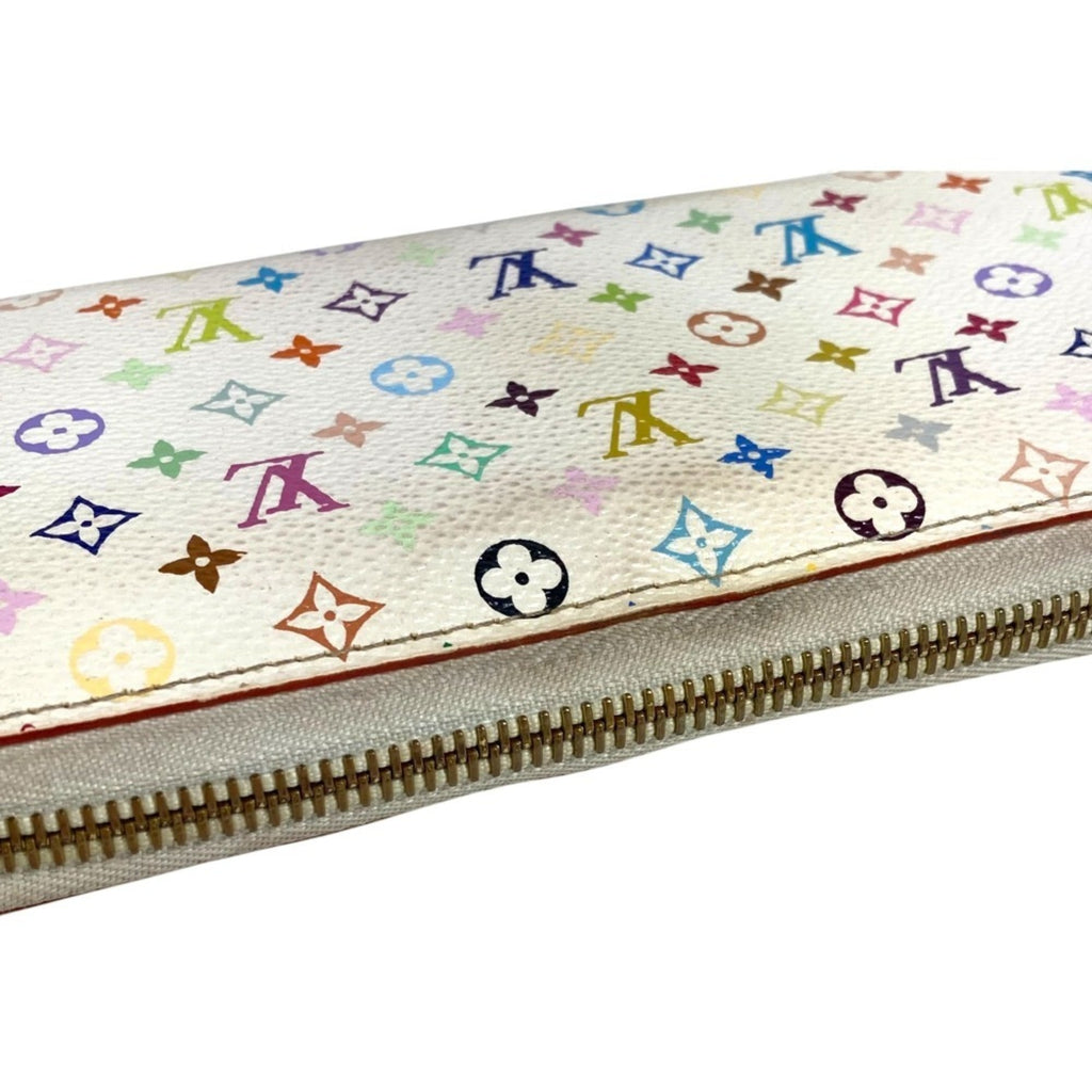 Louis Vuitton Pink White Monogram Multicolore Long Wallet