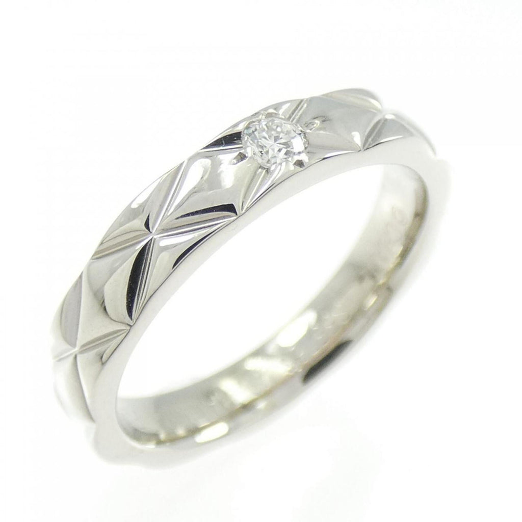 Chanel Matelasse Platinum 950 Band Ring