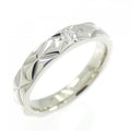 Chanel Matelasse Platinum 950 Band Ring