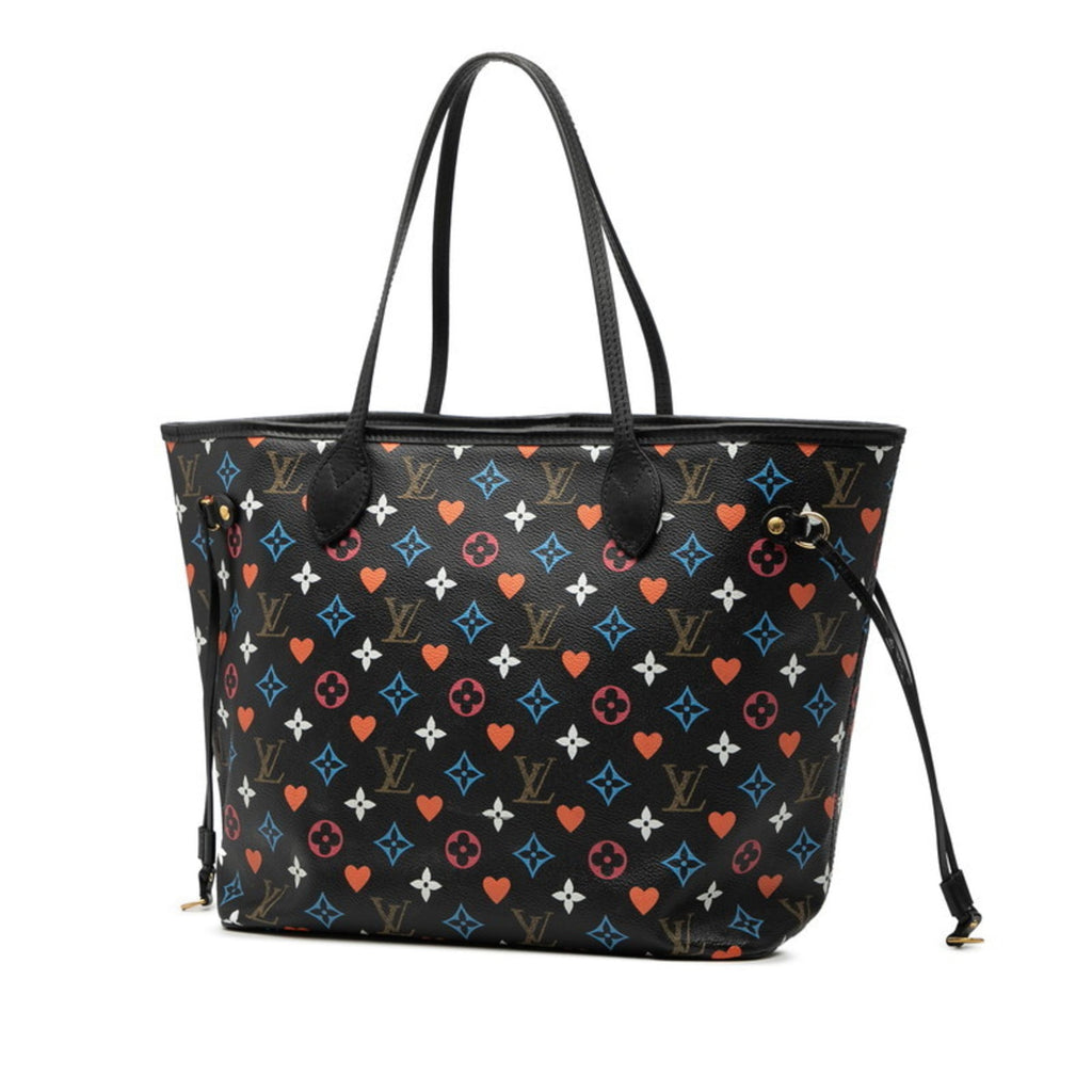 Louis Vuitton Black Multi-Color Pvc Leather Pouch Shoulder Bag Tote Bag