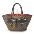 Louis Vuitton Damier Brown Ebene Damier Canvas Shoulder Bag Tote Bag