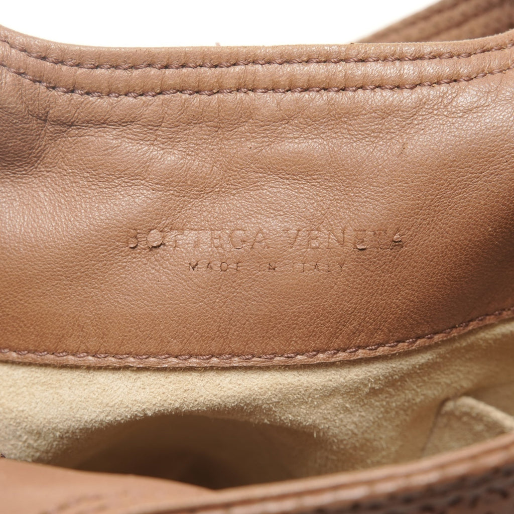 Bottega Veneta Intrecciato Brown Leather Handbag