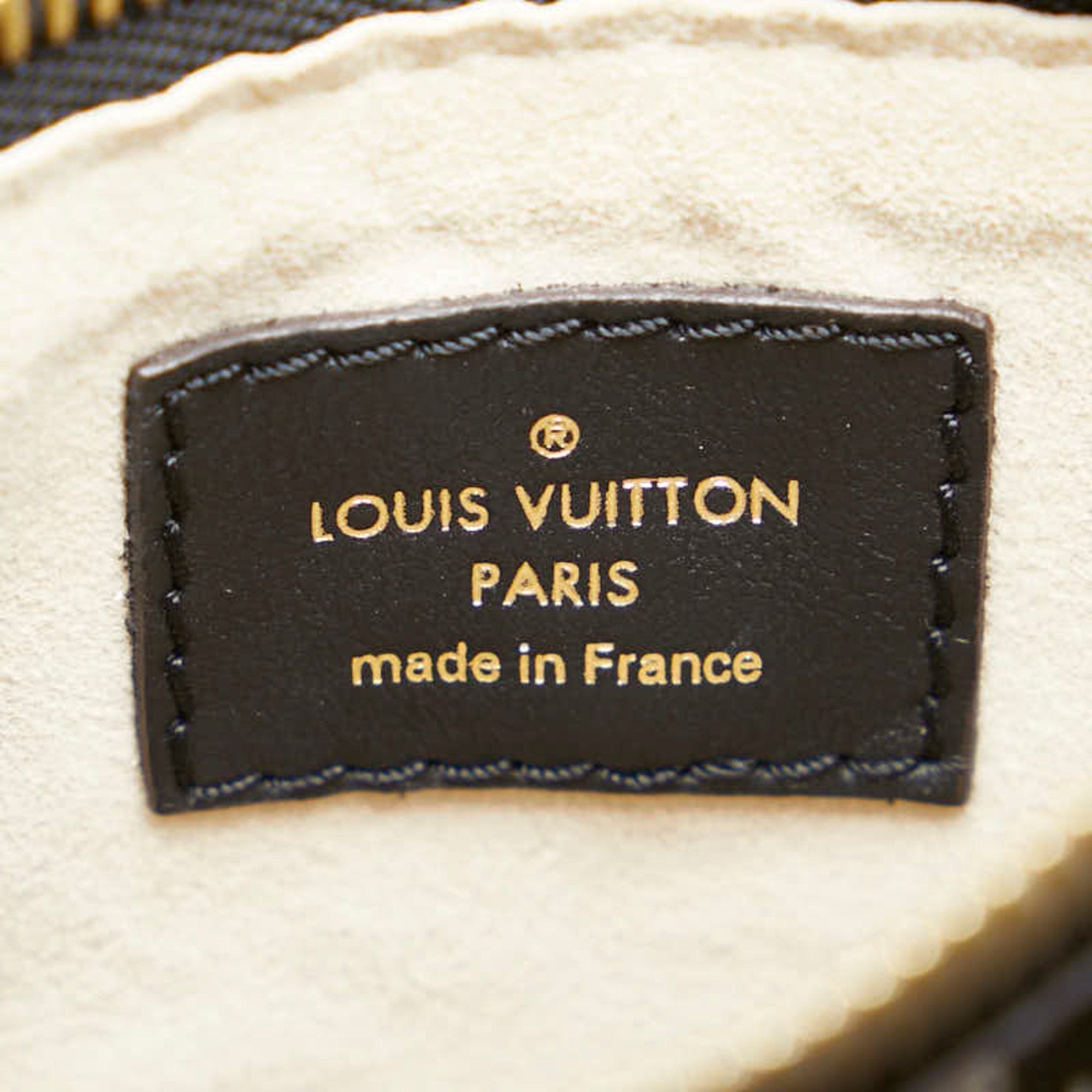 Louis Vuitton Black Lv Off White Orange Pvc Leather Shoulder Bag