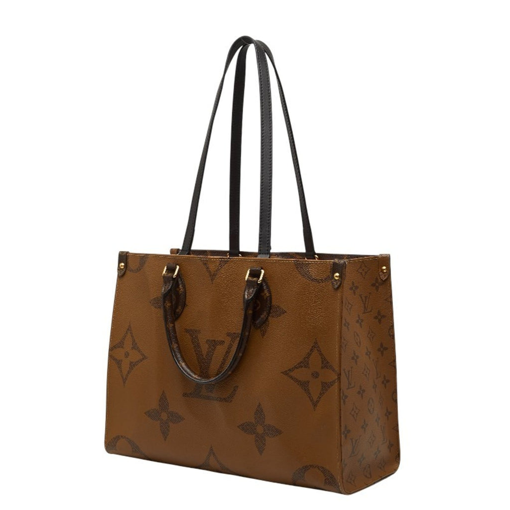 Louis Vuitton Brown Pvc Leather Handbag Shoulder Bag