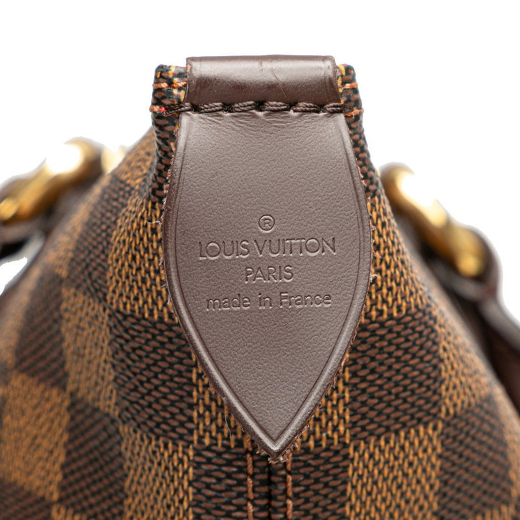 Louis Vuitton Brown Pvc Leather Handbag Shoulder Bag