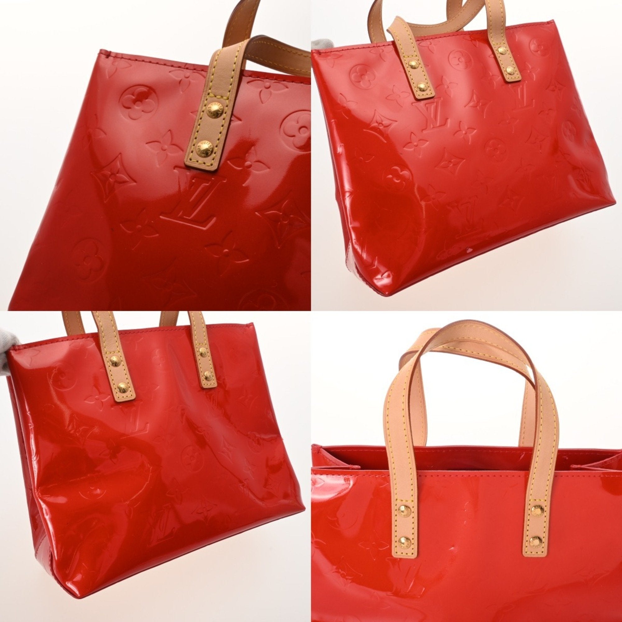 Louis Vuitton Rouge Monogram Vernis Handbag