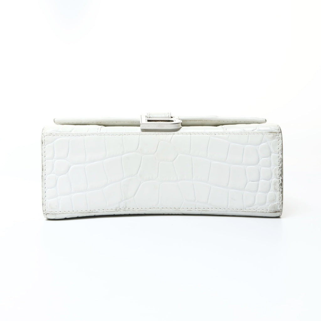 Balenciaga White Leather Shoulder