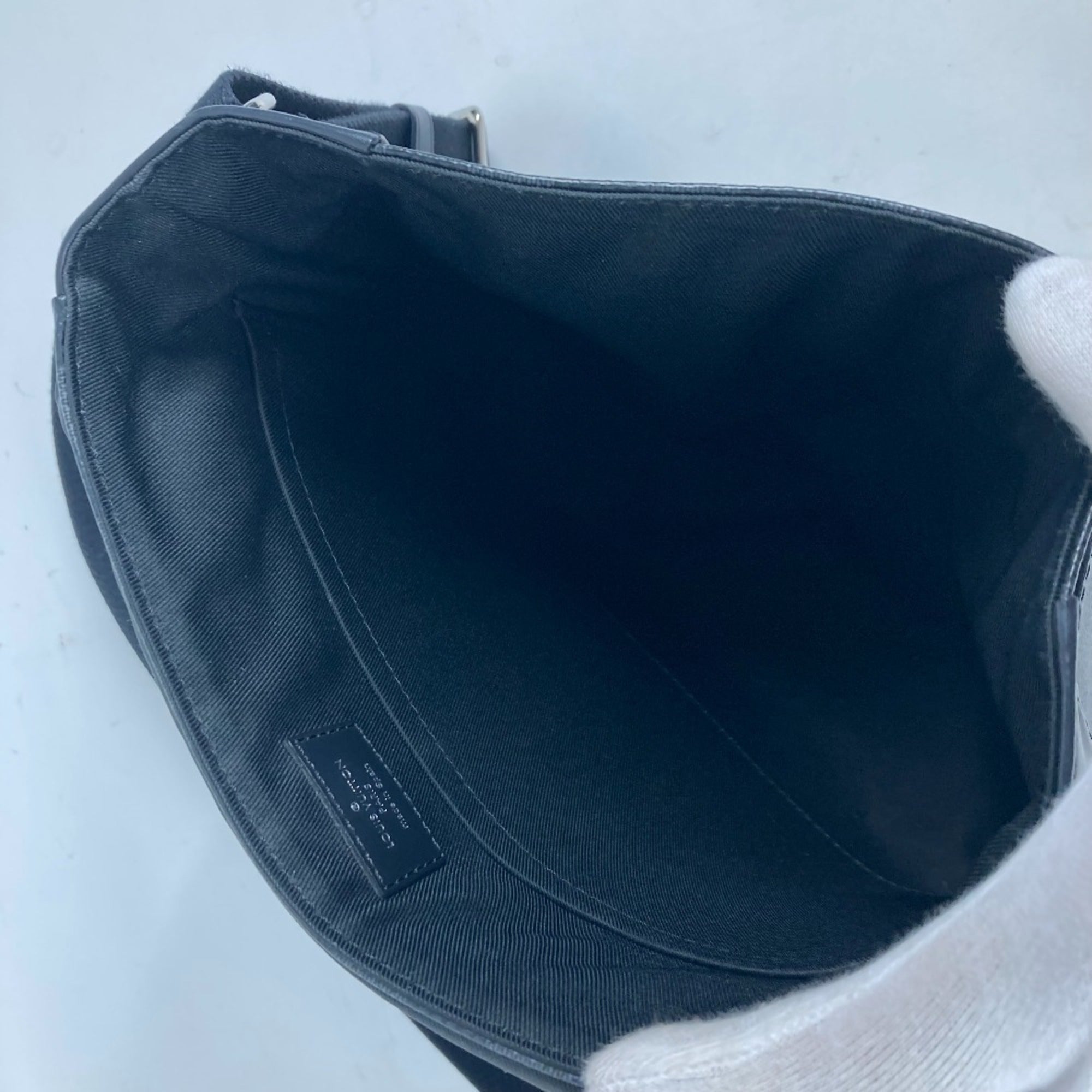 Louis Vuitton Black Damier Graphite Shoulder Bag