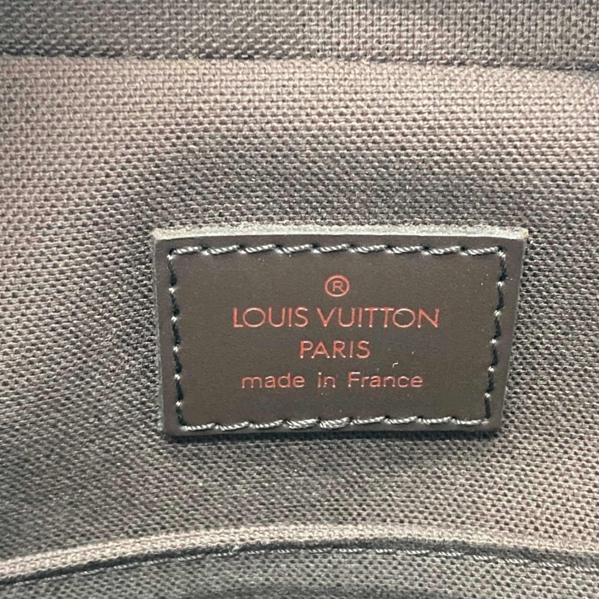 Louis Vuitton Damier Brown Ebene Damier Canvas Pochette Shoulder Bag