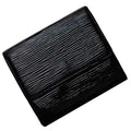 Louis Vuitton Black Noir Epi Leather Wallet (Tri-Fold)