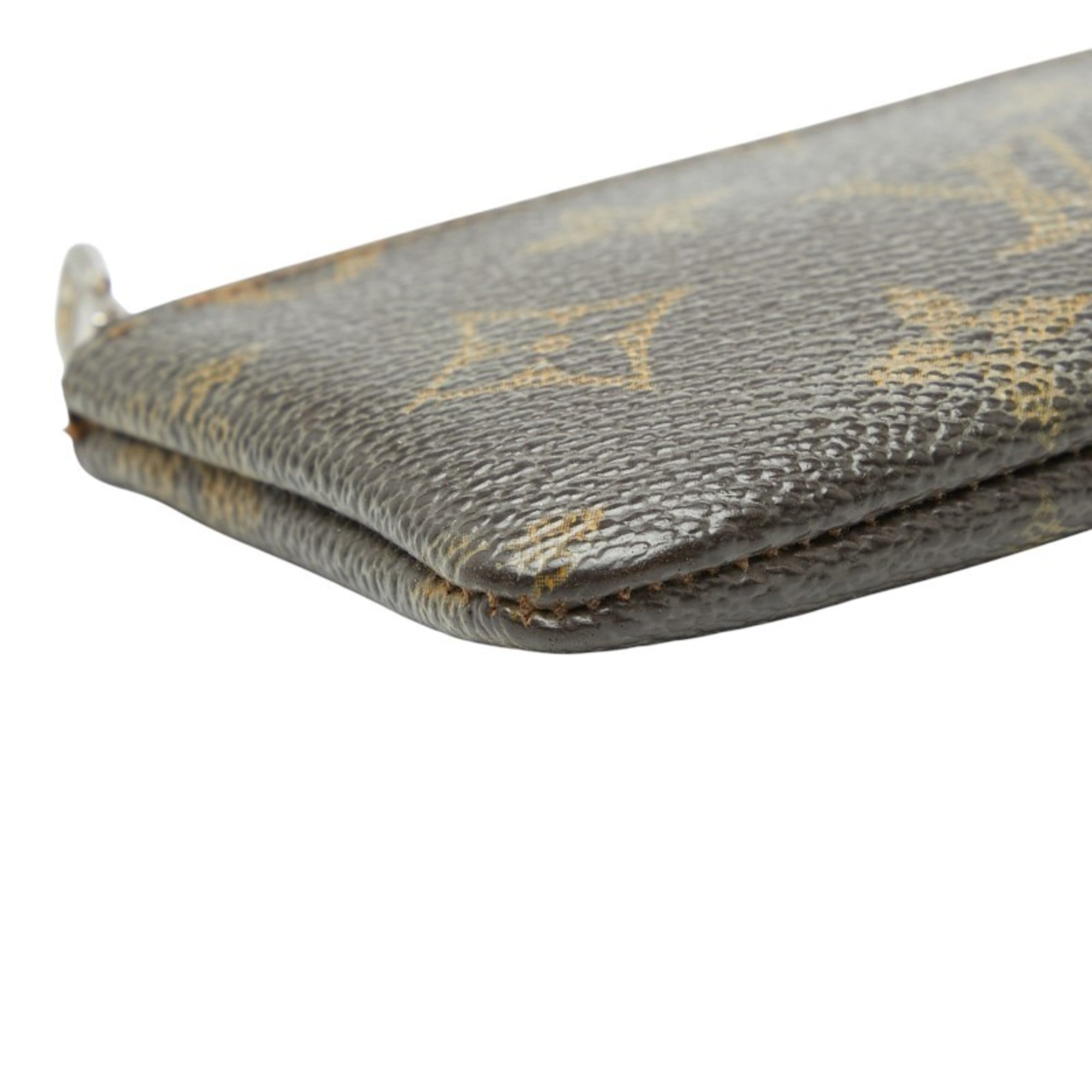 Louis Vuitton Brown Pvc Leather Coin Purse/Coin Case