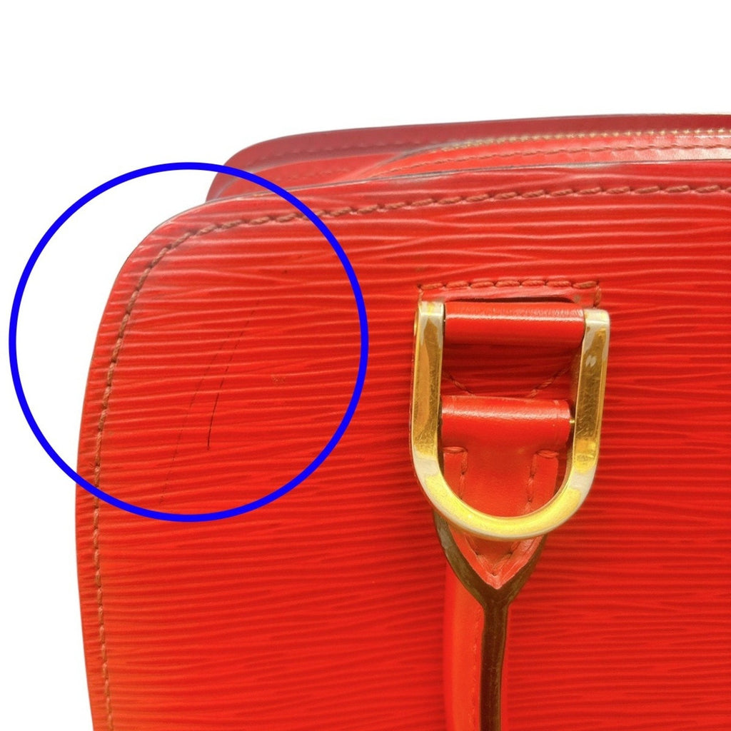 Louis Vuitton Red Color Epi Leather Handbag