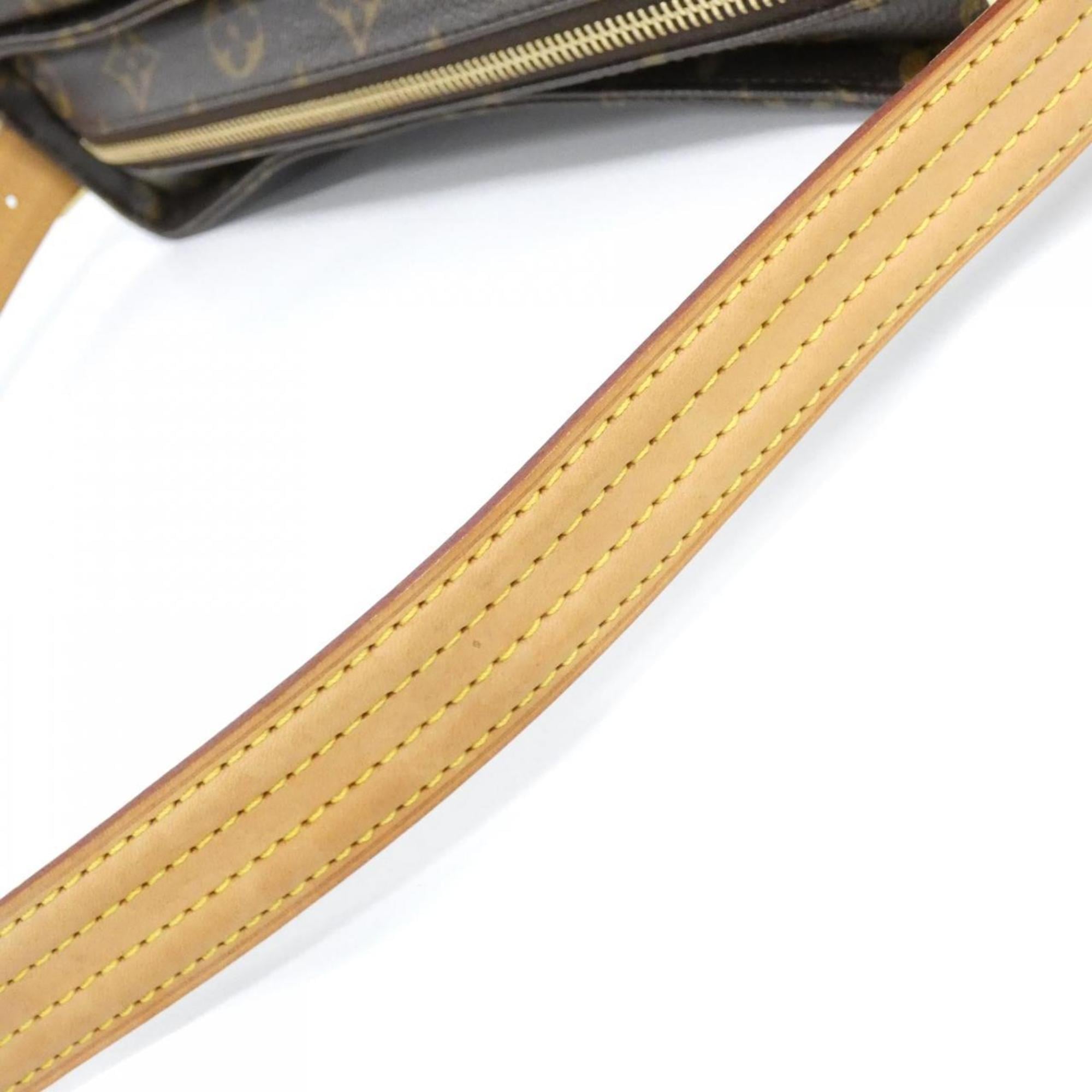 Louis Vuitton Marron Coated Canvas Shoulder Bag