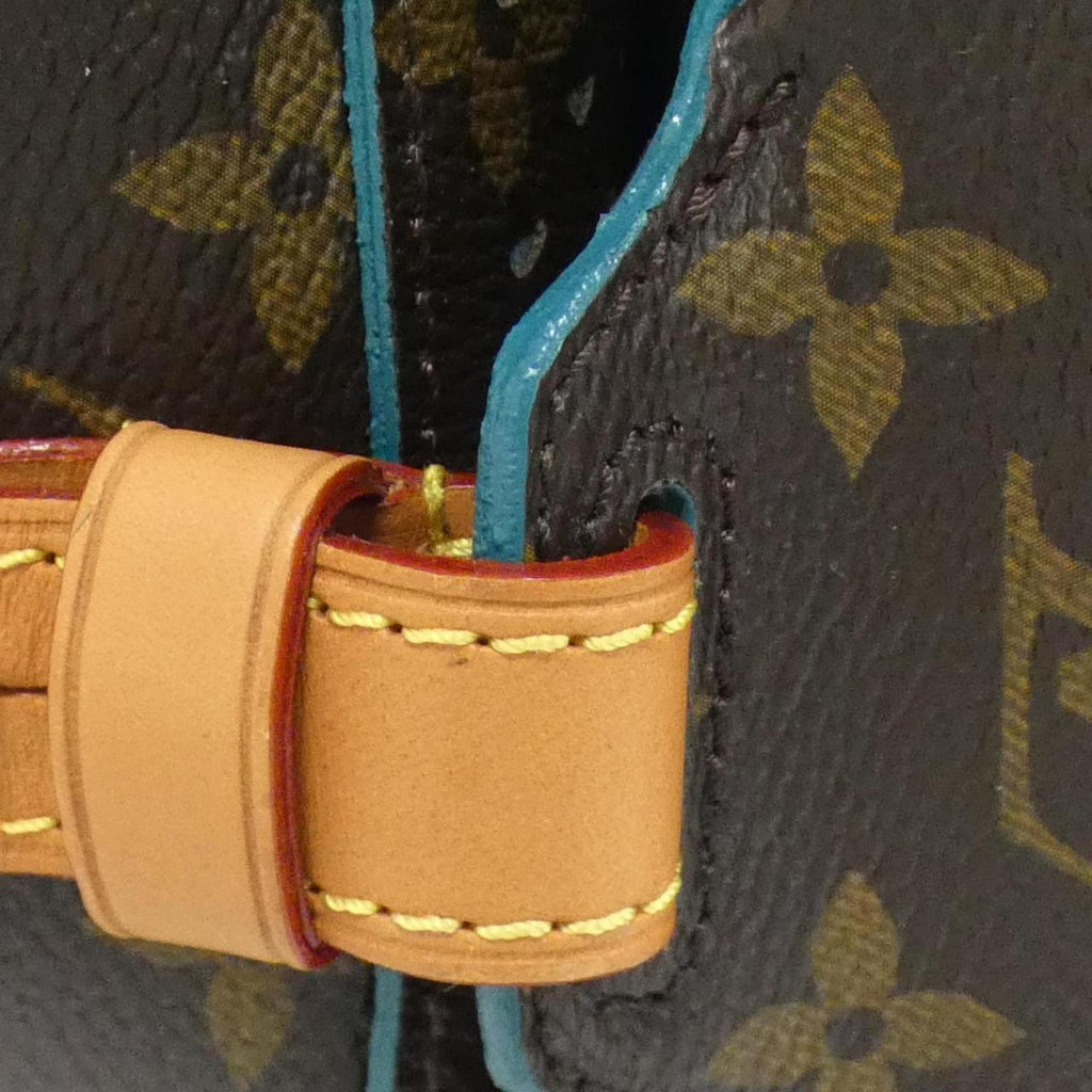 Louis Vuitton Brown Coated Canvas Shoulder Bag