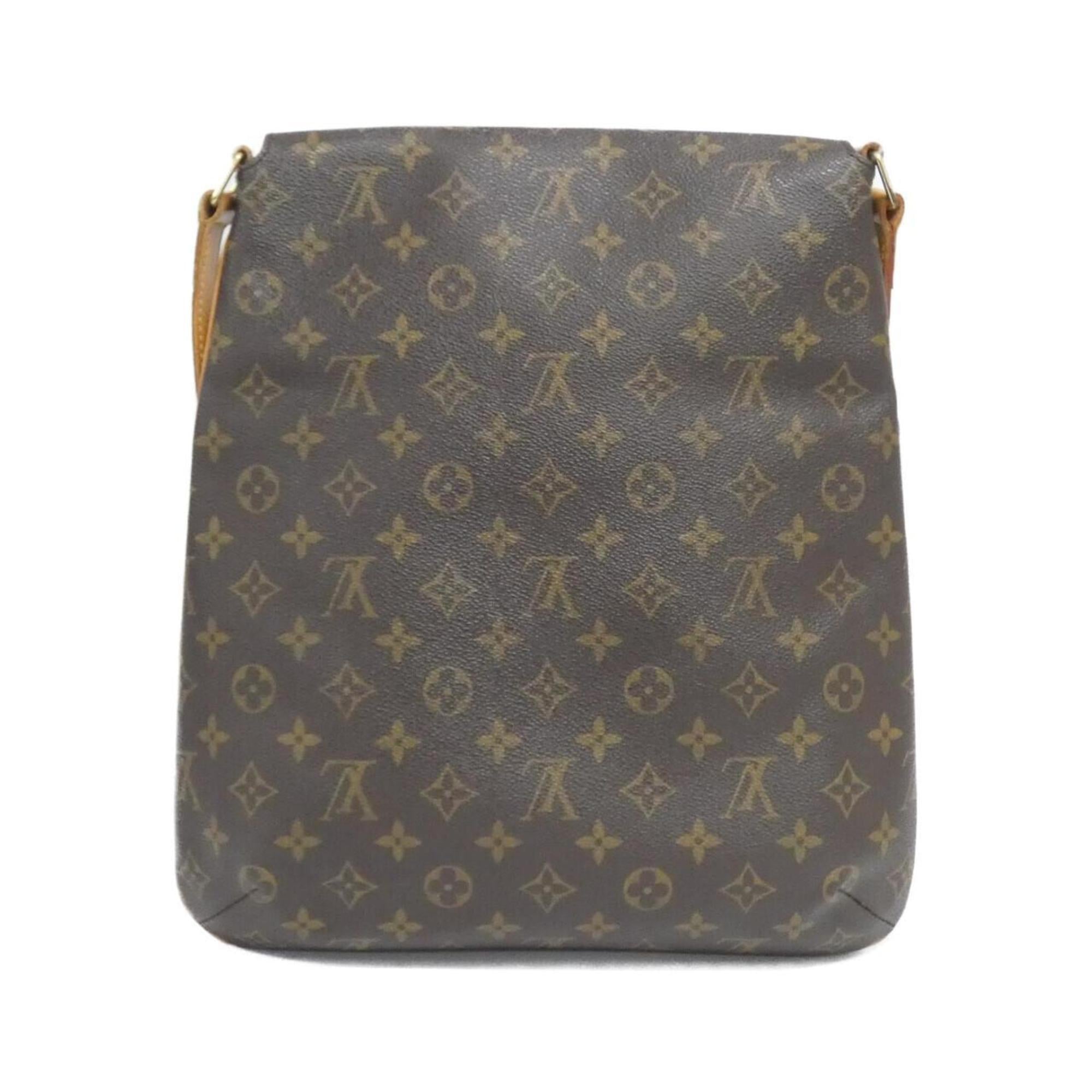Louis Vuitton Marron Coated Canvas Shoulder Bag