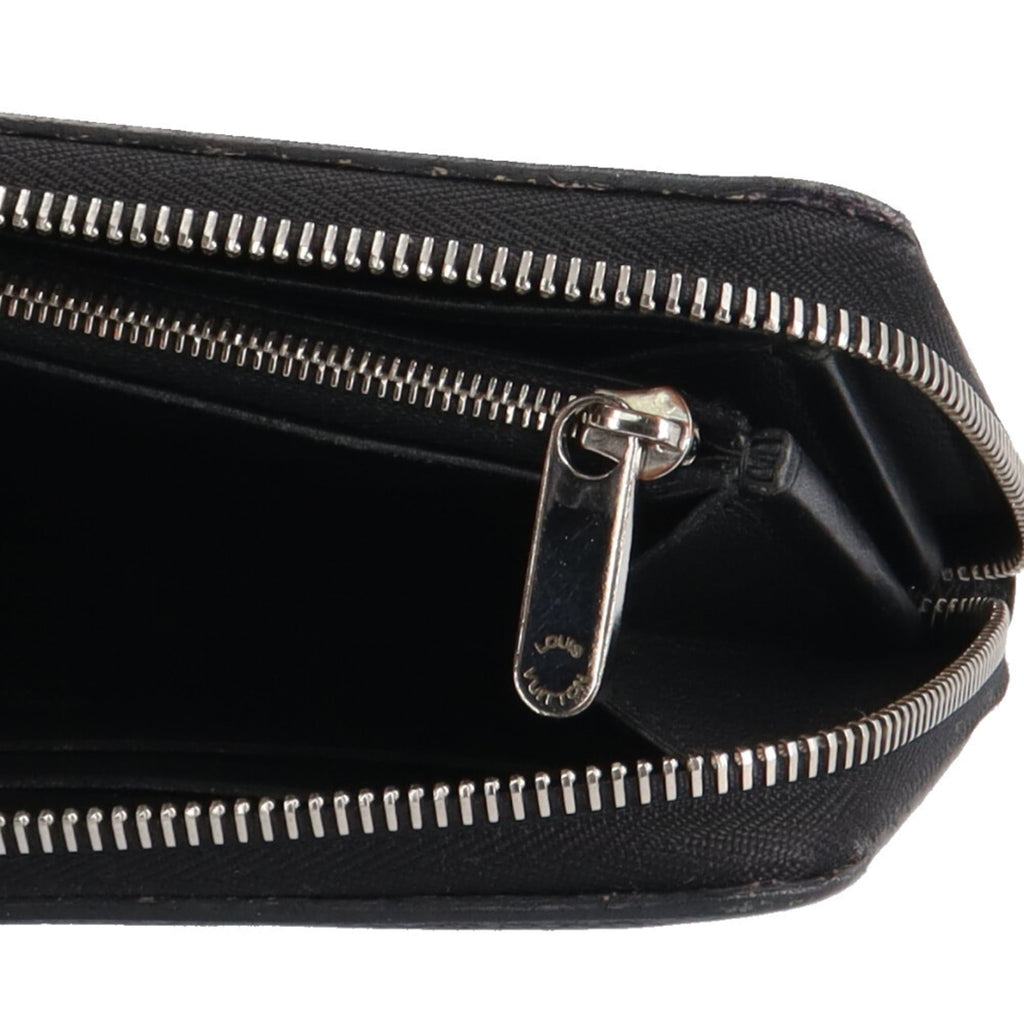 Louis Vuitton Black Mahina Leather Long Wallet