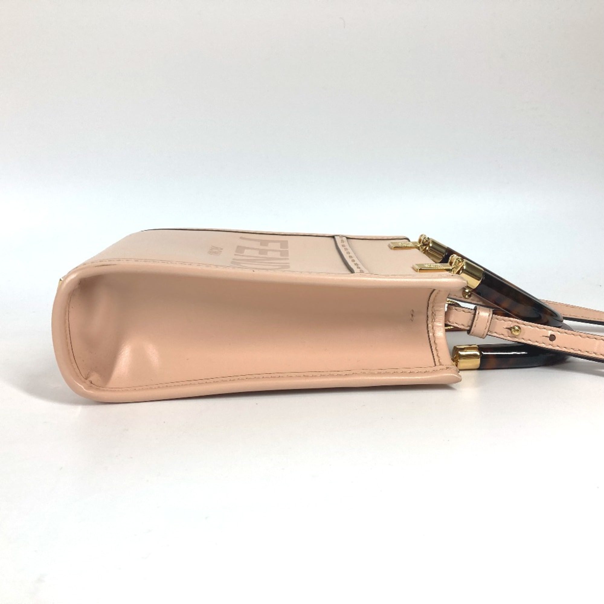 Fendi Beige Leather Handbag