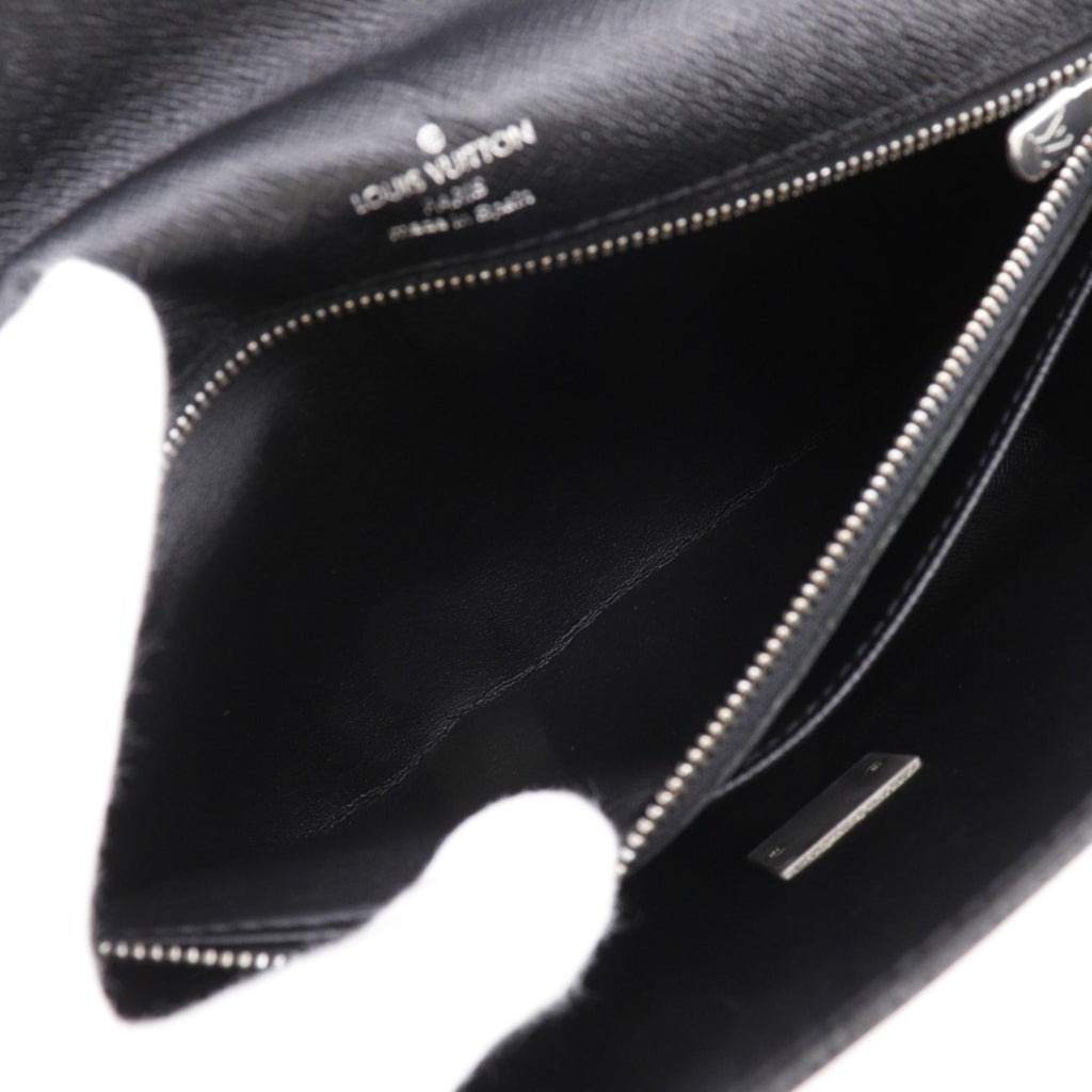 Louis Vuitton Taiga Ardoise Black Taiga Leather Pochette