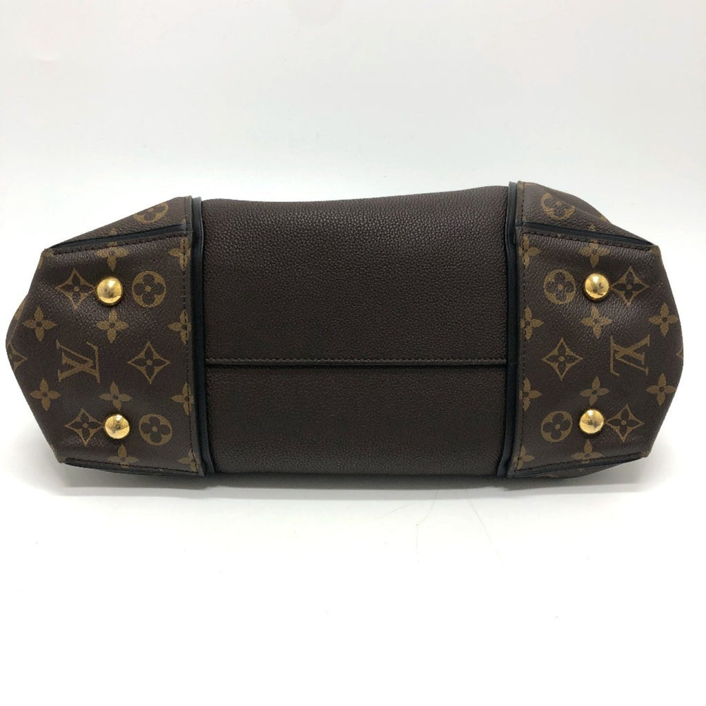 Louis Vuitton Brown Chocolat Monogram Canvas Cuir Ombre Leather Handbag