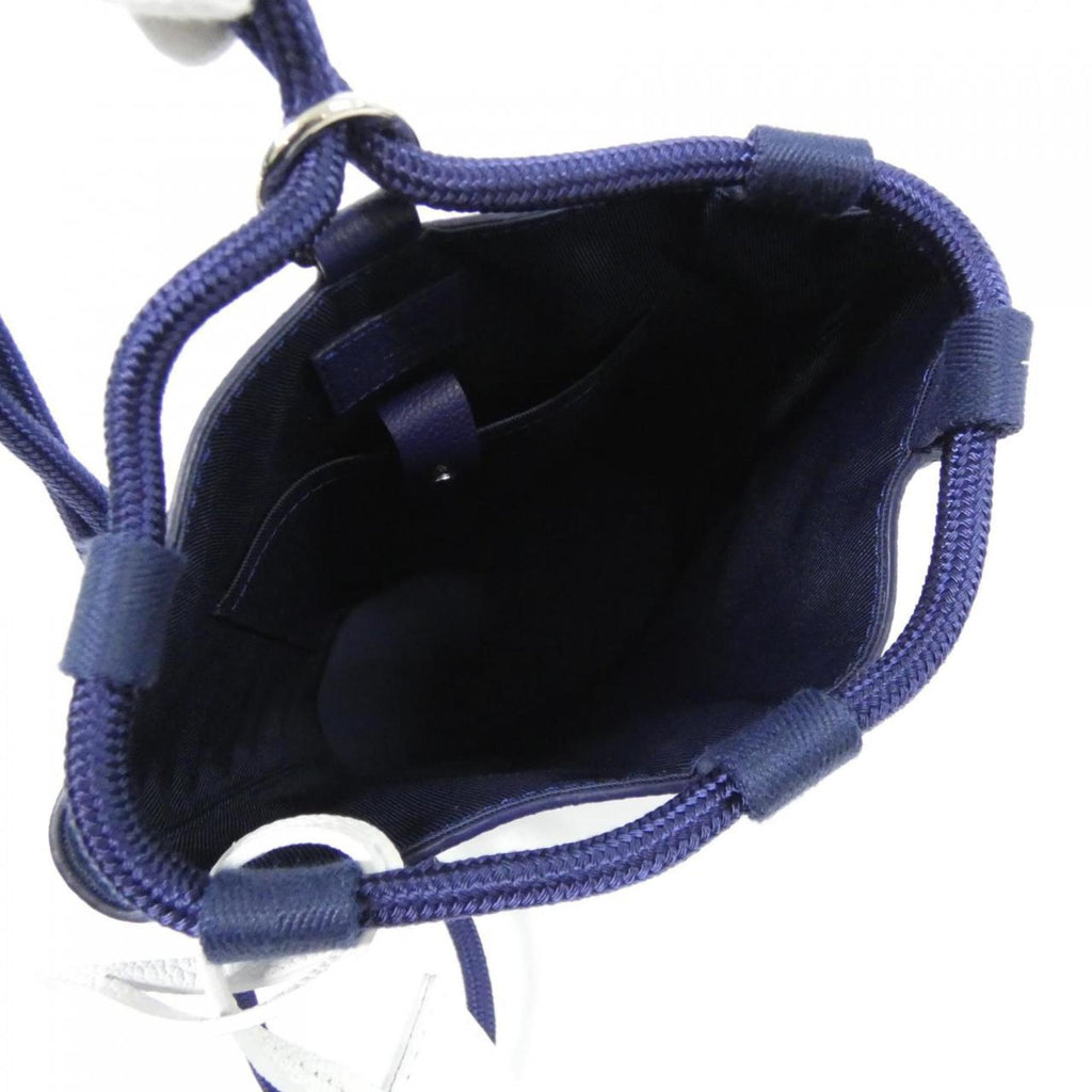 Louis Vuitton Blue Leather Shoulder Bag