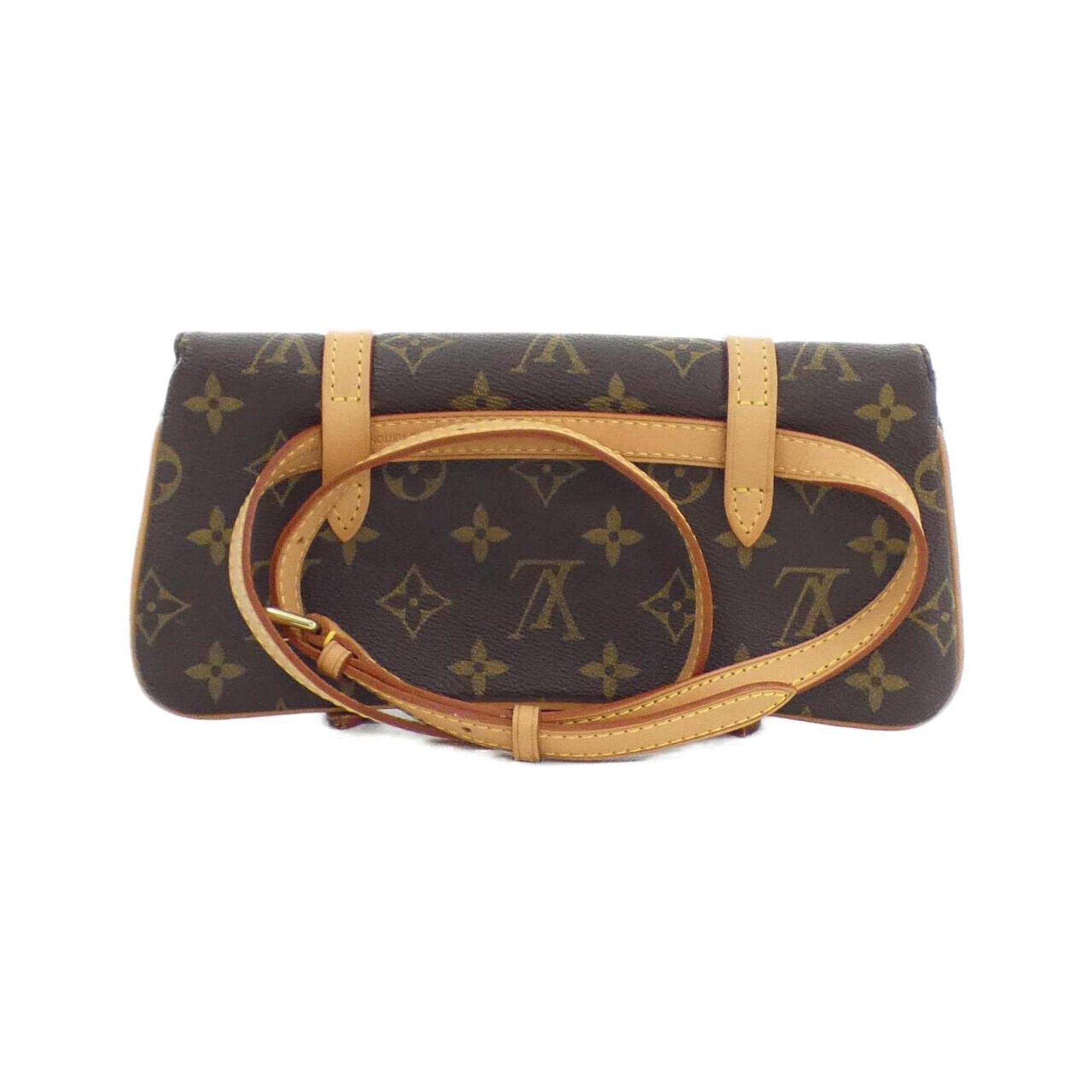 Louis Vuitton Marron Coated Canvas Fanny Pack Pochette