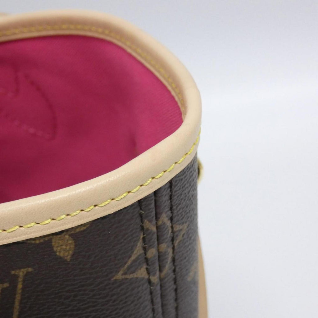 Louis Vuitton Marron Coated Canvas Handbag