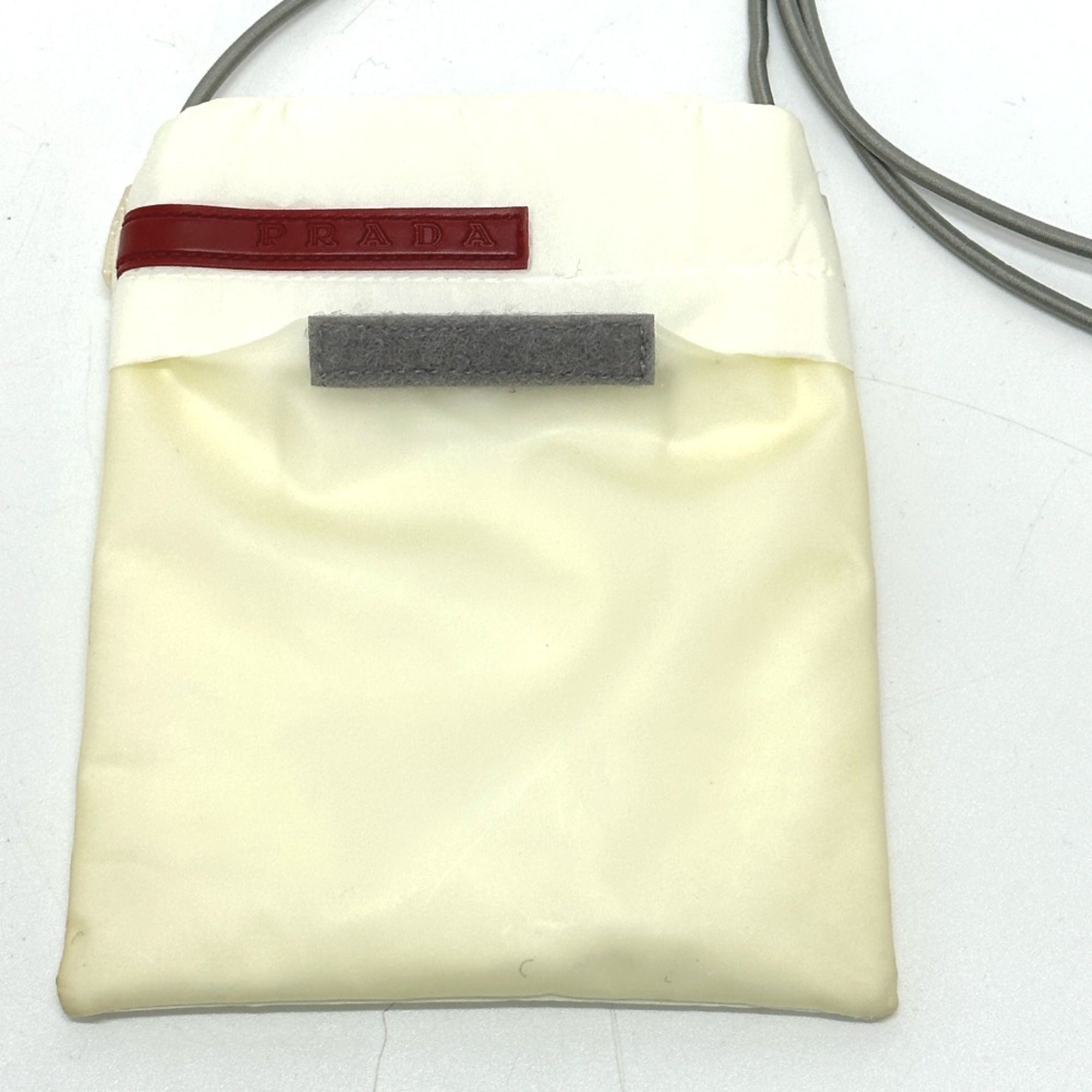 Prada White Cloth Shoulder Bag