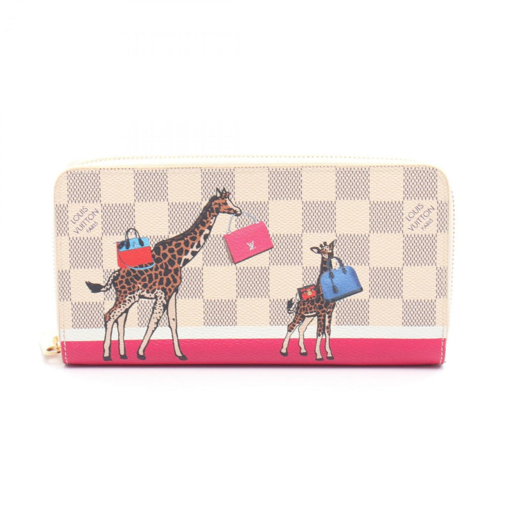 Louis Vuitton Multicolor Multi-Color White Pvc Damier Azur Long Wallet