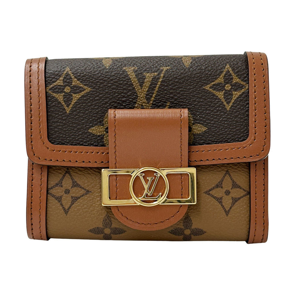 Louis Vuitton Monogram Reverse Monogram Reverse Wallet (Tri-Fold)