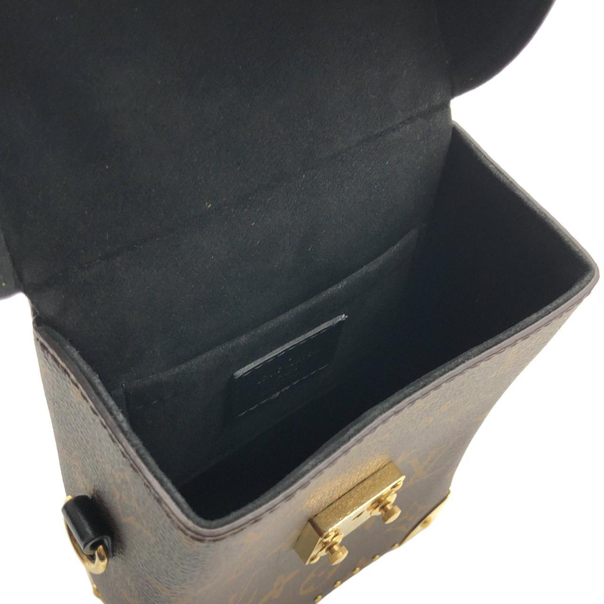 Louis Vuitton Brown Coated Canvas Handbag