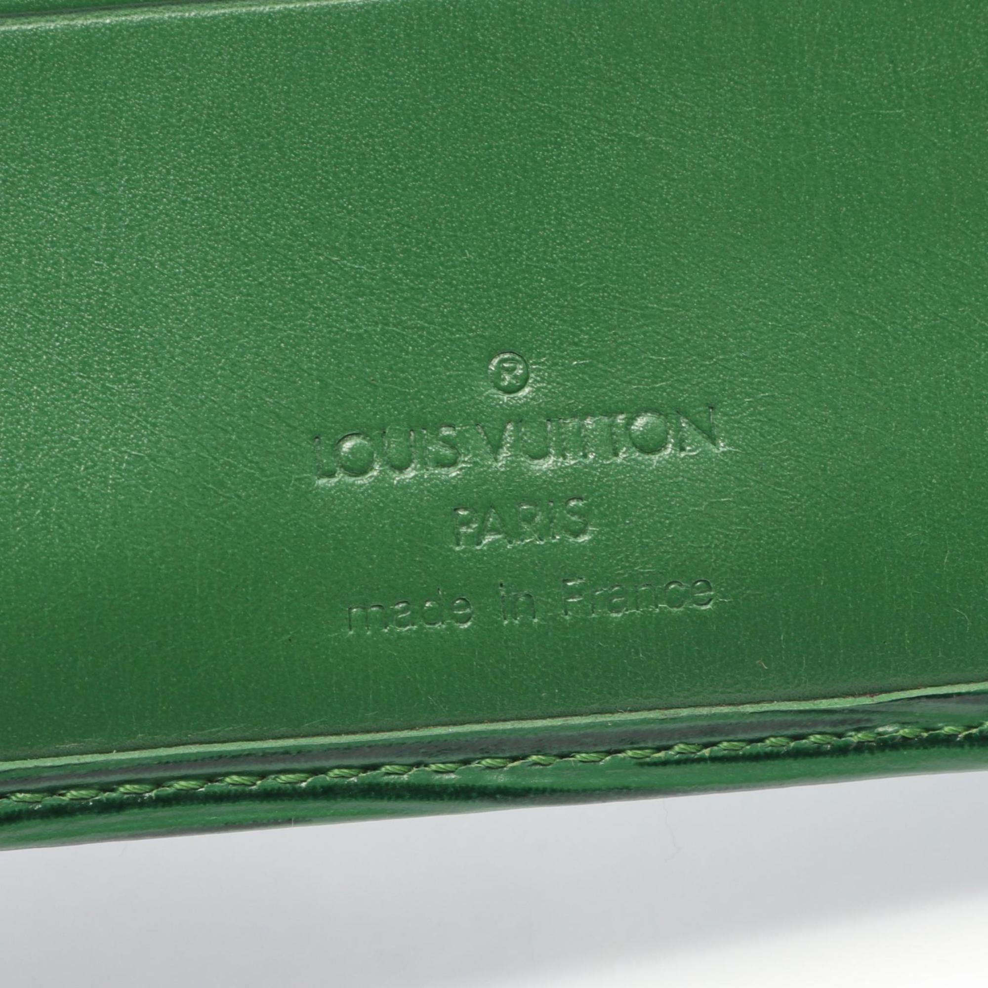 Louis Vuitton Borneo Green Green Epi Leather Wallet