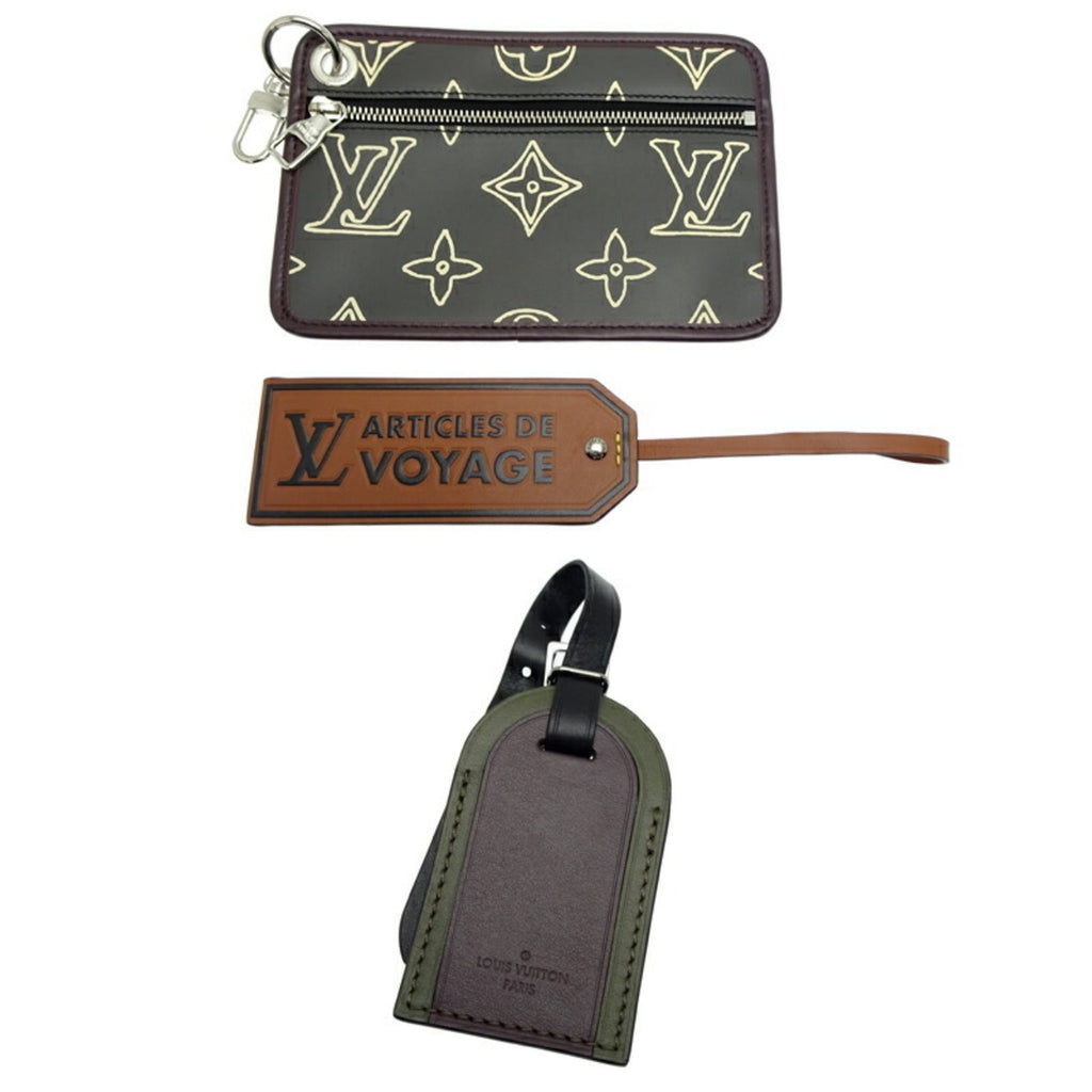 Louis Vuitton Collection Black Brown Green Monogram Eclipse Boston Bag