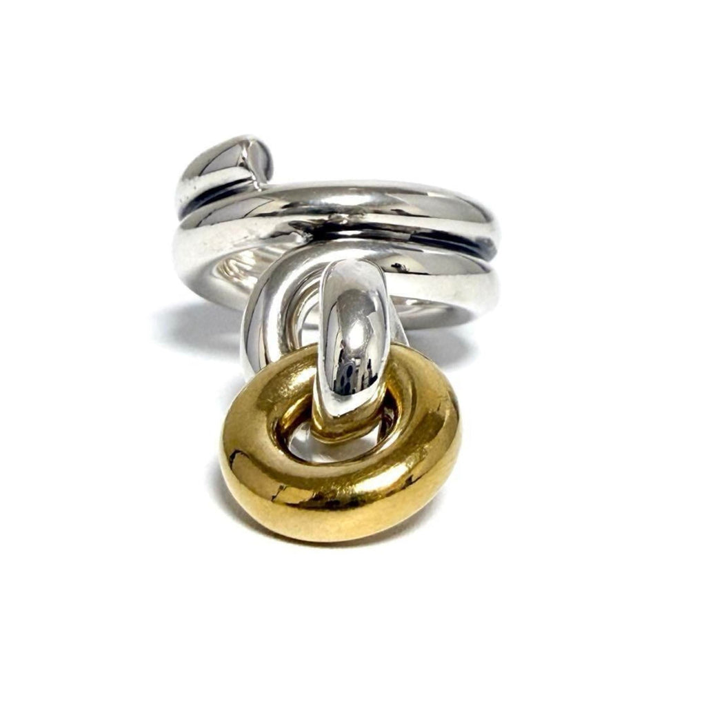 Bottega Veneta Silver 925 Band Ring