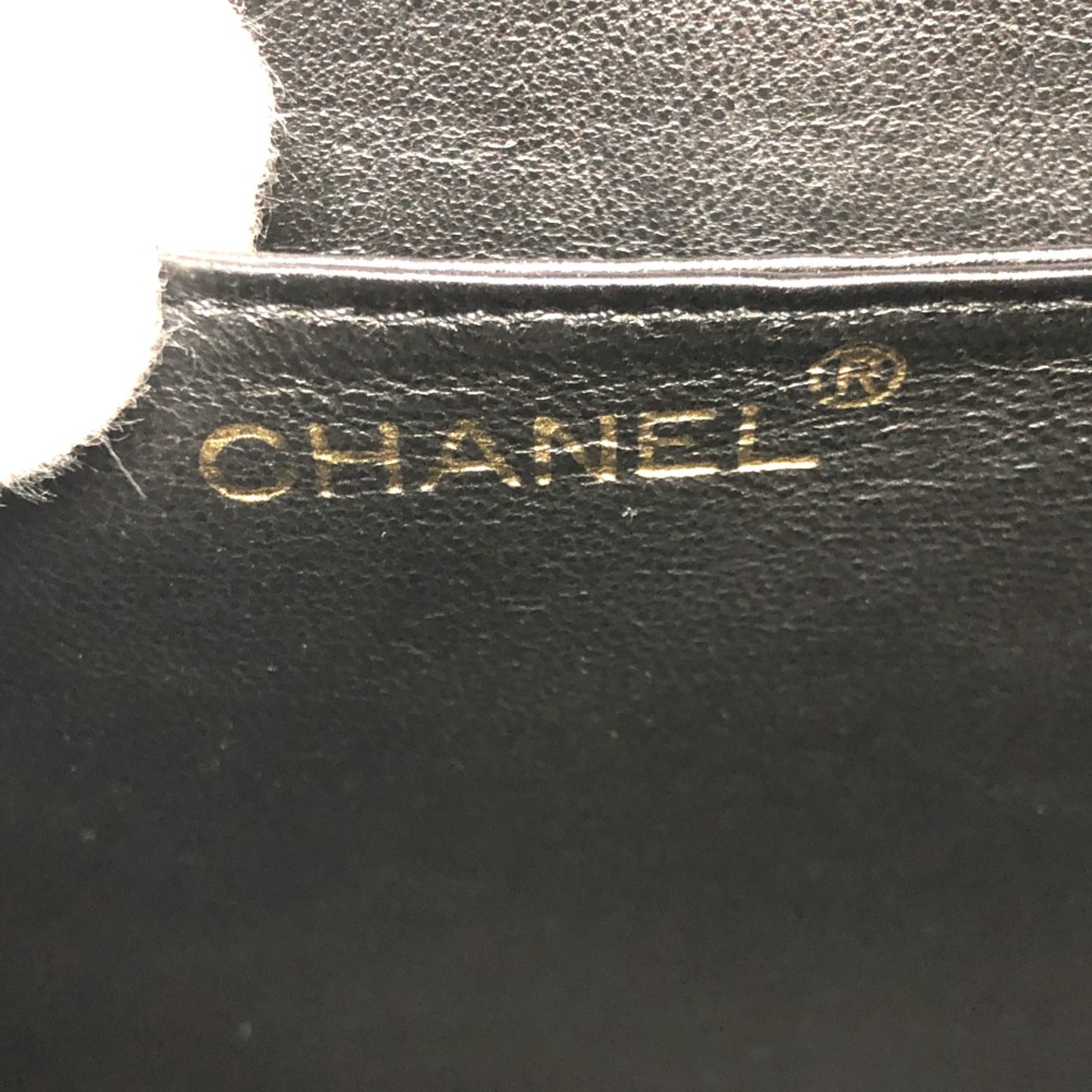 Chanel Black Leather Handbag
